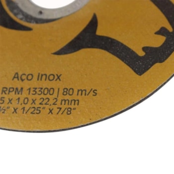 100 DISCOS DE CORTE INOX 115 X 22 MM CARNEIRO 40401001 100 DISCOS DE CORTE INOX 115 X 22 MM CARNEIRO 40401001