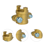 ABRACADEIRA DE LATÃO 1/2" COM GARRAS - METAIS SILVA