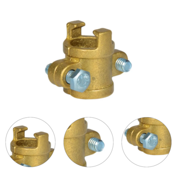 ABRACADEIRA DE LATÃO 1/2" COM GARRAS - METAIS SILVA