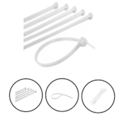 ABRAÇADEIRA EM NYLON 3.20 (3.80) X 200MM BRANCO - 80,0004 ROCAST ABRAÇADEIRA EM NYLON 3.20 (3.80) X 200MM BRANCO - 80,0004 ROCAST