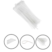 ABRAÇADEIRA EM NYLON 4.00 (4.80) X 300MM BRANCO - 80,0007 ROCAST ABRAÇADEIRA EM NYLON 4.00 (4.80) X 300MM BRANCO - 80,0007 ROCAST