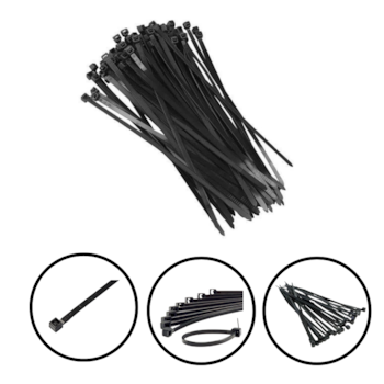 ABRAÇADEIRA EM NYLON 4.00 (4.80) X 400MM PRETO - 80,0018 ROCAST ABRAÇADEIRA EM NYLON 4.00 (4.80) X 400MM PRETO - 80,0018 ROCAST