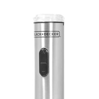 ABRIDOR DE VINHO À PILHA COM CORTADOR WINE INOX BLACK+DECKER