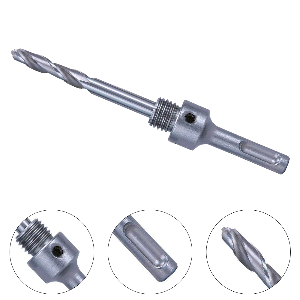 ADAPTADOR COM BROCA PILOTO HSS PARA SERRA COPO 22MM A 32MM ENCAIXE