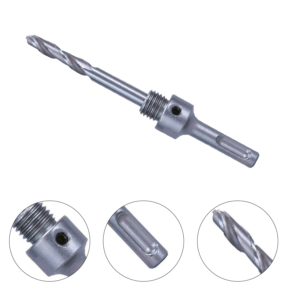 ADAPTADOR COM BROCA PILOTO HSS PARA SERRA COPO 22MM A 32MM ENCAIXE