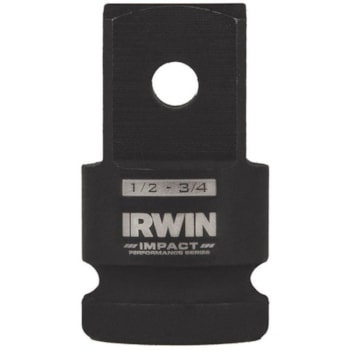 ADAPTADOR DE IMPACTO 1/2" X 3/4" 1936575 IRWIN ADAPTADOR DE IMPACTO 1/2" X 3/4" 1936575 IRWIN