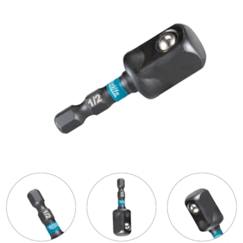 ADAPTADOR DE SOQUETE 1/2 POL. X 50MM - B-66874 MAKITA ADAPTADOR DE SOQUETE 1/2 POL. X 50MM - B-66874 MAKITA