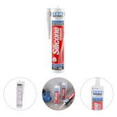 ADESIVO DE SILICONE ACETICO 280G VERMELHO ALTA TEMPERATURA 54 A 316°C - TEKBOND
