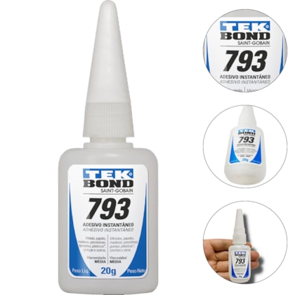 ADESIVO INSTANTÂNEO 793/20G - 10571002804 TEKBOND ADESIVO INSTANTÂNEO 793/20G - 10571002804 TEKBOND