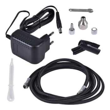 AERÓGRAFO COM MINI COMPRESSOR BIVOLT MAIS 10 ACESSÓRIOS - 6220010000 VONDER AERÓGRAFO COM MINI COMPRESSOR BIVOLT MAIS 10 ACESSÓRIOS - 6220010000 VONDER