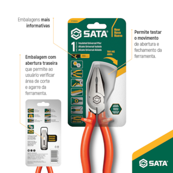 ALCATE UNIVERSAL 8" ISOLADO 1000V - SATA