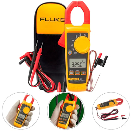 ALICATE AMPERÍMETRO 400A 600V AC/DC CAT III 325 - 5065866 FLUKE