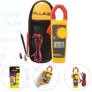 ALICATE AMPERIMETRO 600V  400A CATIII TRUE RMS - 323 FLUKE ALICATE AMPERIMETRO 600V  400A CATIII TRUE RMS - 323 FLUKE