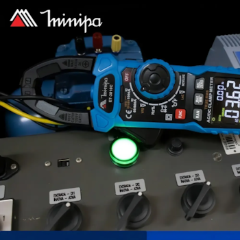 ALICATE AMPERIMETRO DIGITAL 1000A AC/DC CAT IV 600V - MINIPA ET-3810C