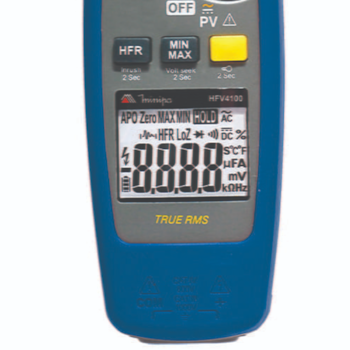 ALICATE AMPERIMETRO PARA PAINEL SOLAR TRUE RMS AC TENSAO AC/DC CORRENTE AC - MINIPA