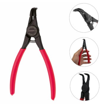 ALICATE ANÉIS EXTERNOS PONTAS CURVAS - R27654061 GEDORE RED