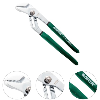 ALICATE BOMBA DAGUA CROMADO 10" ST70412ST - SATA ALICATE BOMBA DAGUA CROMADO 10" ST70412ST - SATA