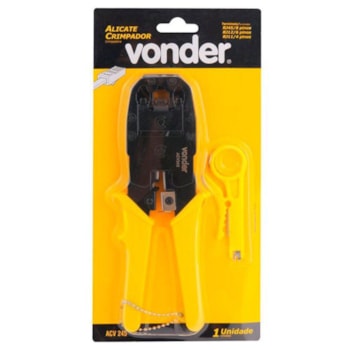 ALICATE CRIMPADOR ACV245 PARA RJ45 - VONDER ALICATE CRIMPADOR ACV245 PARA RJ45 - VONDER