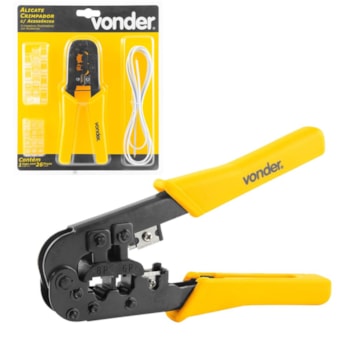 ALICATE CRIMPADOR COM 26 ACESSÓRIOS - 3686026000 VONDER ALICATE CRIMPADOR COM 26 ACESSÓRIOS - 3686026000 VONDER
