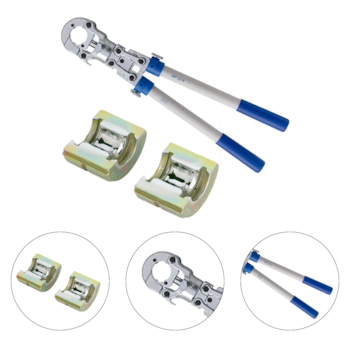 ALICATE MANUAL PRENSA CONEXOES PARA TUBOS DE GAS COM MATRIZES DE 16, 20, 26 E 32MM - AMANCO