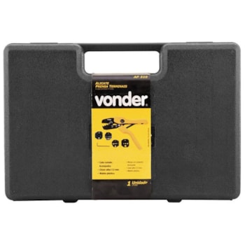 ALICATE PRENSA TERMINAL P/ CRIMPAR CABOS 5X1- AP-510 VONDER ALICATE PRENSA TERMINAL P/ CRIMPAR CABOS 5X1- AP-510 VONDER