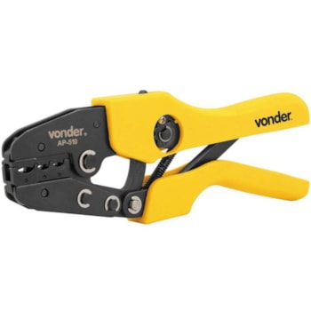ALICATE PRENSA TERMINAL P/ CRIMPAR CABOS 5X1- AP-510 VONDER ALICATE PRENSA TERMINAL P/ CRIMPAR CABOS 5X1- AP-510 VONDER