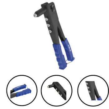 ALICATE REBITADOR 4 PONTAS (3/32" 2,40MM - 1/8" 3,20MM - 5/32" 4MM - 3/16" 4,80MM) - 335223 KALA ALICATE REBITADOR 4 PONTAS (3/32" 2,40MM - 1/8" 3,20MM - 5/32" 4MM - 3/16" 4,80MM) - 335223 KALA