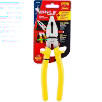 ALICATE UNIVERSAL 8" ISOLADO 1000V 119122M - MAYLE ALICATE UNIVERSAL 8" ISOLADO 1000V 119122M - MAYLE