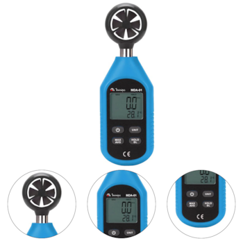 ANEMOMETRO DIGITAL COM 4 DIGITOS (9999 CONTAGENS) MDA-01 - MINIPA