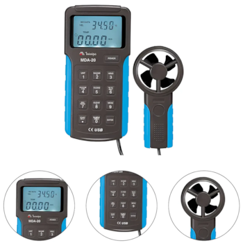 ANEMOMETRO DIGITAL COM DATALOGGER E INTERFACE USB - MDA-20 MINIPA