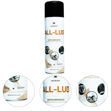 ANTICORROSIVO SPRAY 300ML - 00002232 ALL LUB ANTICORROSIVO SPRAY 300ML - 00002232 ALL LUB