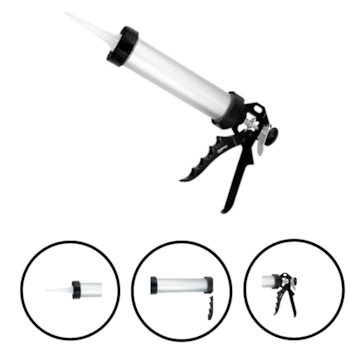 APLICADOR DE SILICONE 400ML FECHADO DE ALUMÍNIO - 8864755 SPARTA APLICADOR DE SILICONE 400ML FECHADO DE ALUMÍNIO - 8864755 SPARTA