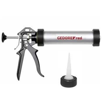 APLICADOR EM ALUIMÍNIO DE SILICONE E SELANTES 300ML R99210000 - 3301753 GEDORE RED APLICADOR EM ALUIMÍNIO DE SILICONE E SELANTES 300ML R99210000 - 3301753 GEDORE RED