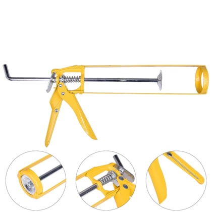 APLICADOR P/ SILICONE AMARELO - 3599500000 VONDER APLICADOR P/ SILICONE AMARELO - 3599500000 VONDER