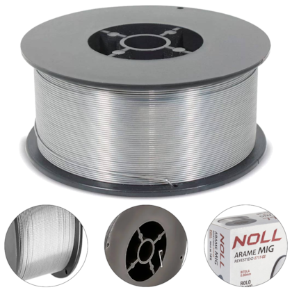 ARAME DE SOLDA MIG 0.8MM 5KG SEM GÁS - 389,0002 NOLL ARAME DE SOLDA MIG 0.8MM 5KG SEM GÁS - 389,0002 NOLL