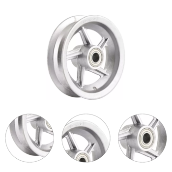 ARO 8" PRATEADA ROLETE DE NYLON 1" FORMATO ESTRELA - BUFFALO