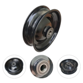 ARO 8" PRETO ROLAMENTO 6205  P/ EIXO 1"  PARA CARRINHO DE MAO - BUFFALO