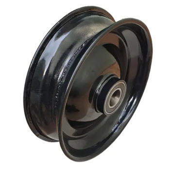 ARO 8" PRETO ROLAMENTO 6205  P/ EIXO 1"  PARA CARRINHO DE MAO - BUFFALO