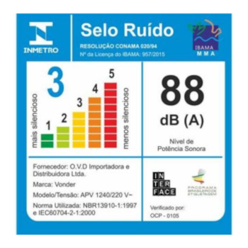 ASPIRADOR DE PÓ APV1240 - 6864124020 VONDER ASPIRADOR DE PÓ APV1240 - 6864124020 VONDER