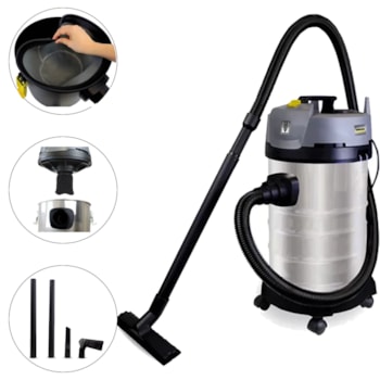 ASPIRADOR DE PÓ E ÁGUA 30 LITROS 1600W - NT 3000 KARCHER ASPIRADOR DE PÓ E ÁGUA 30 LITROS 1600W - NT 3000 KARCHER