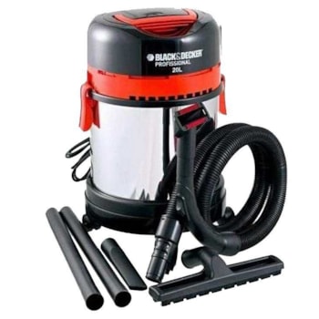 ASPIRADOR DE PÓ E ÁGUA PROFISSIONAL 1400 W BLACK E DECKER - AP4850