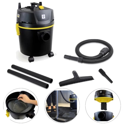 ASPIRADOR DE PÓ E LÍQUIDO 15 LITROS 1300W - NT 585 BASIC KARCHER ASPIRADOR DE PÓ E LÍQUIDO 15 LITROS 1300W - NT 585 BASIC KARCHER