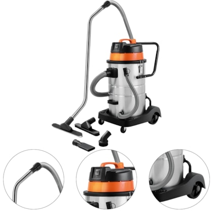 ASPIRADOR DE PÓ E LÍQUIDO 50L 1400W - 44982020 TRAMONTINA PRO ASPIRADOR DE PÓ E LÍQUIDO 50L 1400W - 44982020 TRAMONTINA PRO