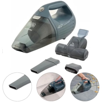 ASPIRADOR DE PO PORTATIL APS1200PET BLACK + DECKER ASPIRADOR DE PO PORTATIL APS1200PET BLACK + DECKER