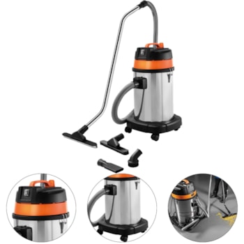 ASPIRADOR SOL/LIQUIDO 220V 1400W 30L - 44981020 TRAMONTINA ASPIRADOR SOL/LIQUIDO 220V 1400W 30L - 44981020 TRAMONTINA