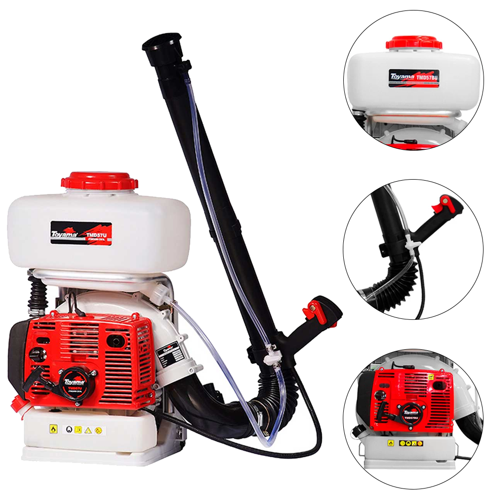 ATOMIZADOR COSTAL A GASOLINA 2T 56,5CC - TMD57BU TOYAMA - HBR Flex