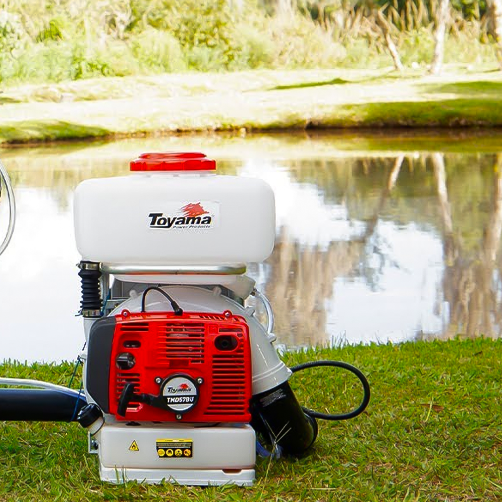 ATOMIZADOR COSTAL A GASOLINA 2T 56,5CC - TMD57BU TOYAMA - HBR Flex