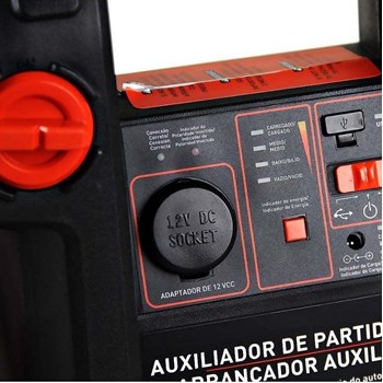AUXILIAR DE PARTIDA 12V 500A BIVOLT - JS500S BLACK + DECKER