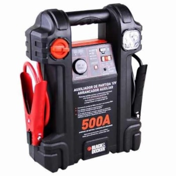 AUXILIAR DE PARTIDA 12V 500A BIVOLT - JS500S BLACK + DECKER AUXILIAR DE PARTIDA 12V 500A BIVOLT - JS500S BLACK + DECKER