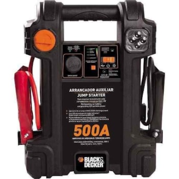 AUXILIAR DE PARTIDA 12V 500A BIVOLT - JS500S BLACK + DECKER AUXILIAR DE PARTIDA 12V 500A BIVOLT - JS500S BLACK + DECKER